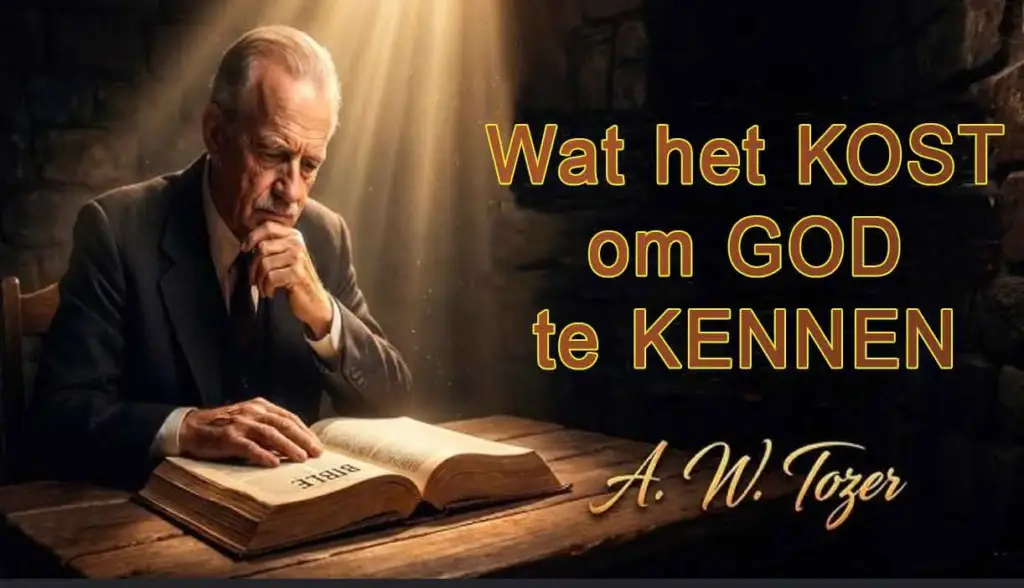 Wat het kost om God te kennen
